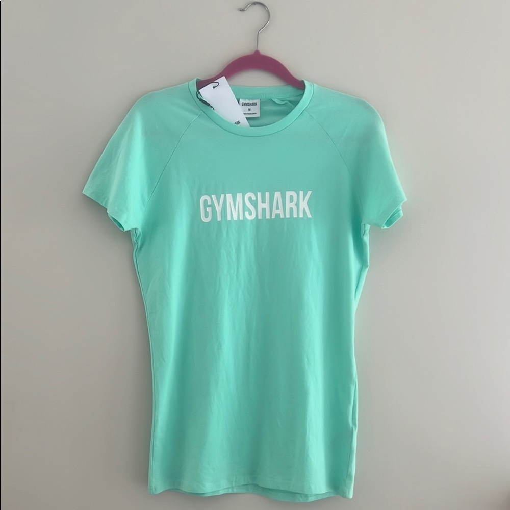Gymshark Women's Mint Green T-Shirt